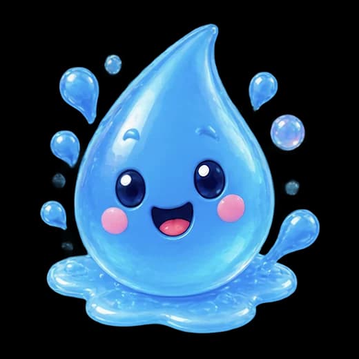 Happy Water Drop