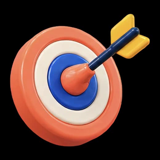 Target with Arrow