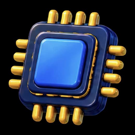 Colorful Microchip