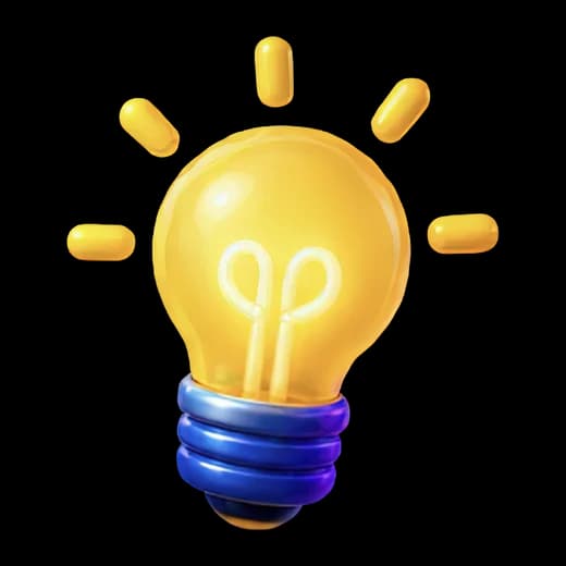 Creative Light Bulb Icon