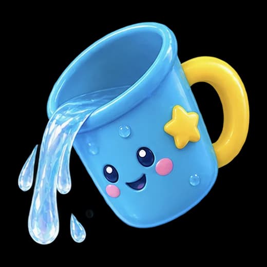 Pouring Water Cup