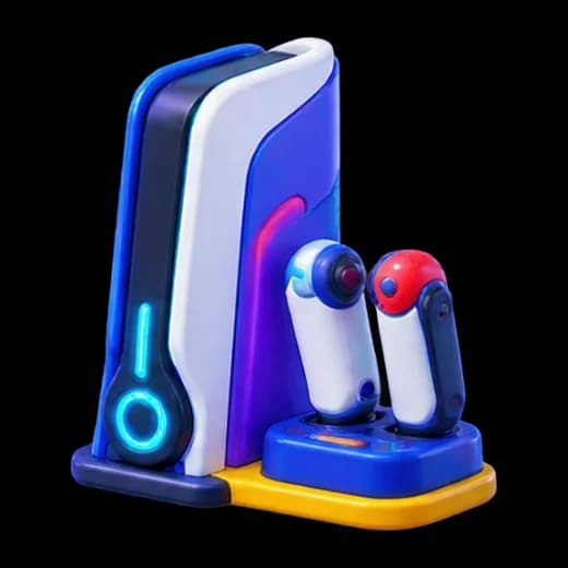 Gaming Console with Controllers