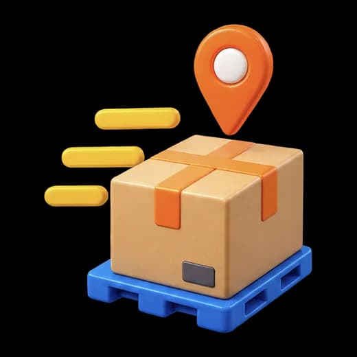 Box with Delivery Marker