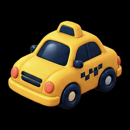 Yellow Taxi Toy