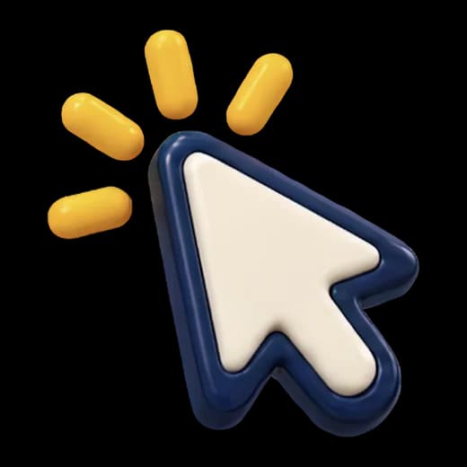 Colorful Cursor Icon