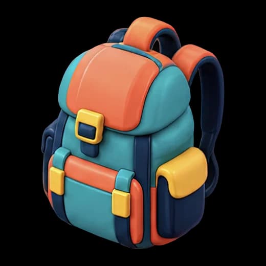 Colorful Travel Backpack