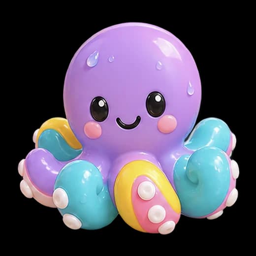 Colorful Octopus Toy