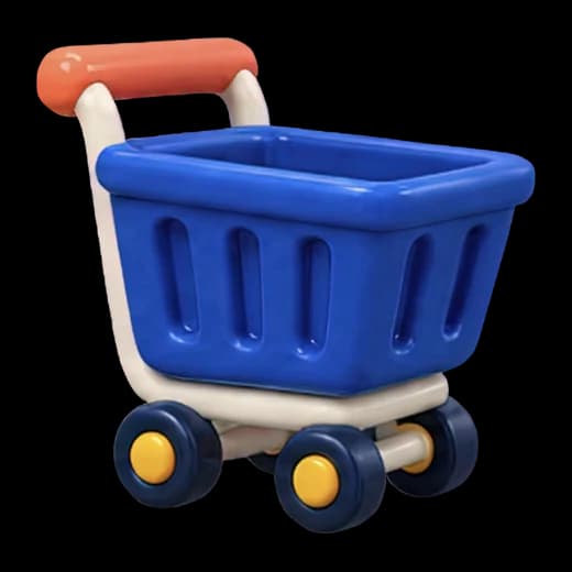 Children's Toy Shopping Cart