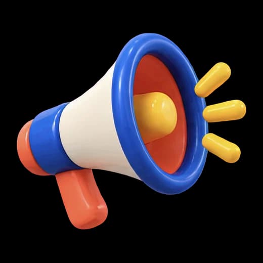 Colorful Megaphone