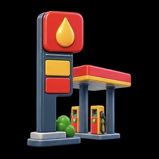 Fuel Station Sign
