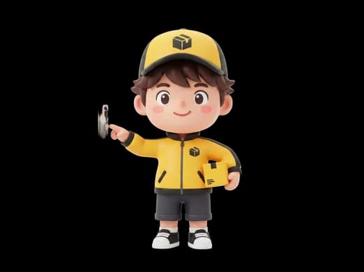 Delivery Boy with Camera