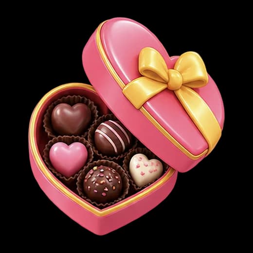 Heart Chocolate Box