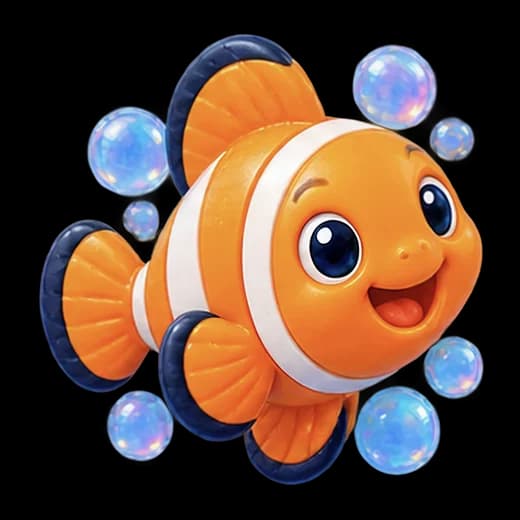 Clownfish Bath Toy