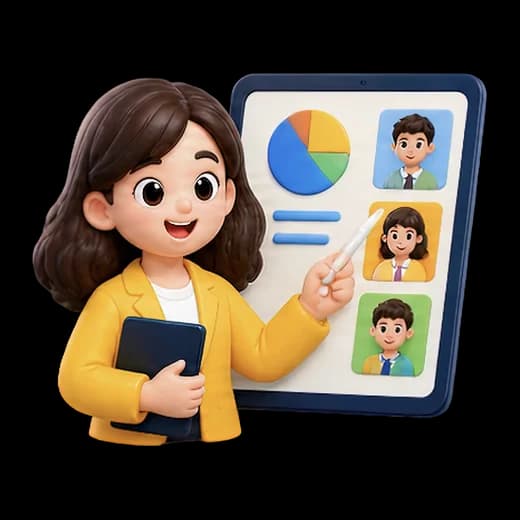 Character Presenting Data